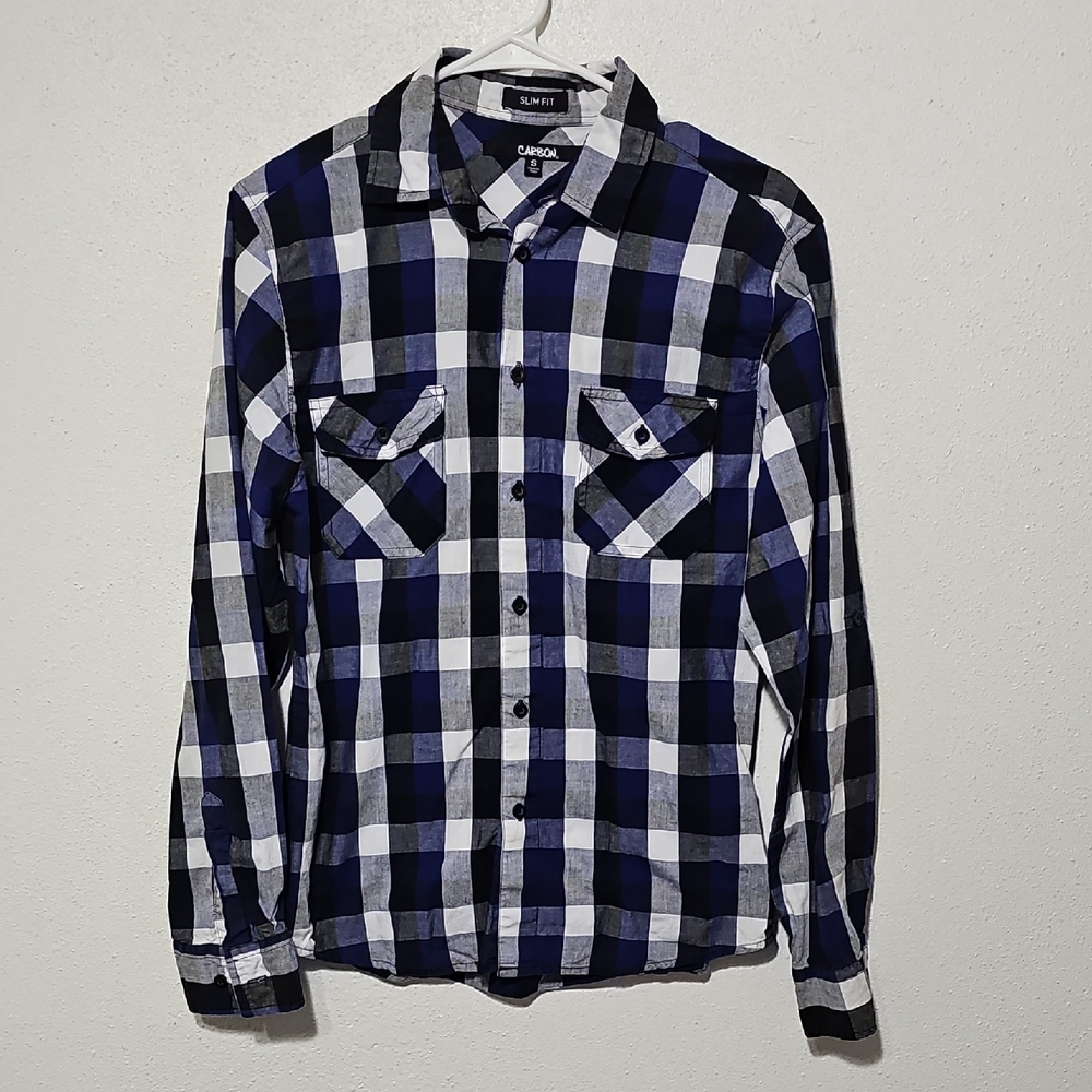 Carbon Plaid Men's Shirt